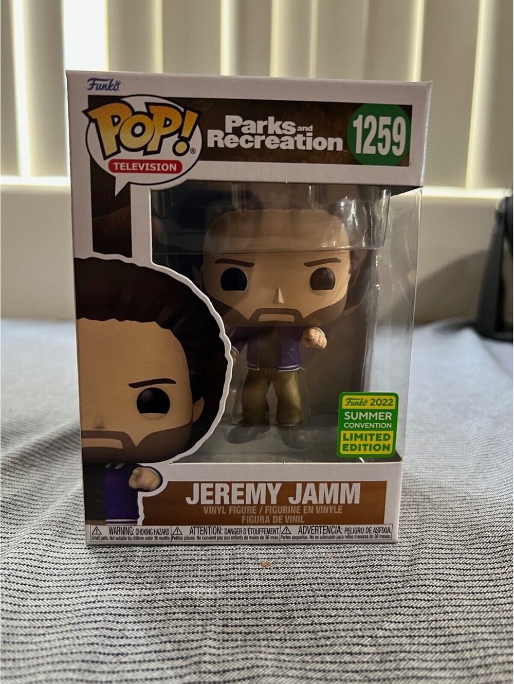 VAULTED LE 2022 SUMMER CONVENTION Jeremy Jamm Parks & Recreation Funko Pop #1259